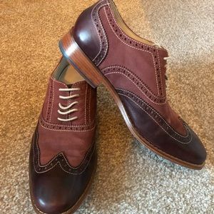 Men’s Cole Haan Air Colton Saddle Oxford shoes 8